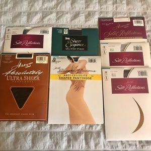 Lot of 7 Size AB Panty Hose - Brand New